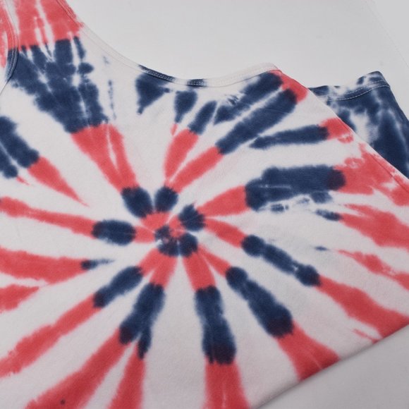 Mossimo Spiral Tie Dye Tank Top Women Medium Beach - Picture 5 of 9
